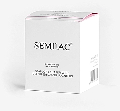 Nail Extension Shapers - Semilac Semi Hardi Wide Shaper — photo N2