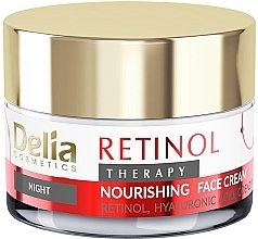 Fragrances, Perfumes, Cosmetics Night Face Cream - Delia Retinol Therapy Nourishing Night Face Cream