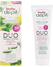 Fragrances, Perfumes, Cosmetics Depilatory Cream - Byly DUO Double Action Mint & Green Tea