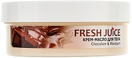 Body Cream with Shea Butter "Chocolate & Marzipan" - Fresh Juice Chocolate & Marzipan — photo N2