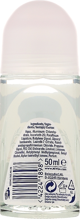 Roll-On Antiperspirant - NIVEA Invisible Black & White Clear  — photo N6