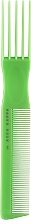 Hair Brush, 7255, green - Acca Kappa Pettine Basic a Forchetta — photo N1