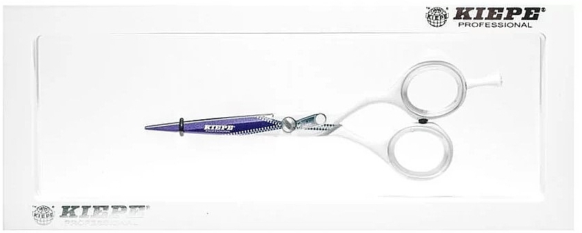 Hairdressing Scissors, 2448/5, purple - Kiepe Hair Scissors Ergo Anatomic ZIP 5" — photo N1