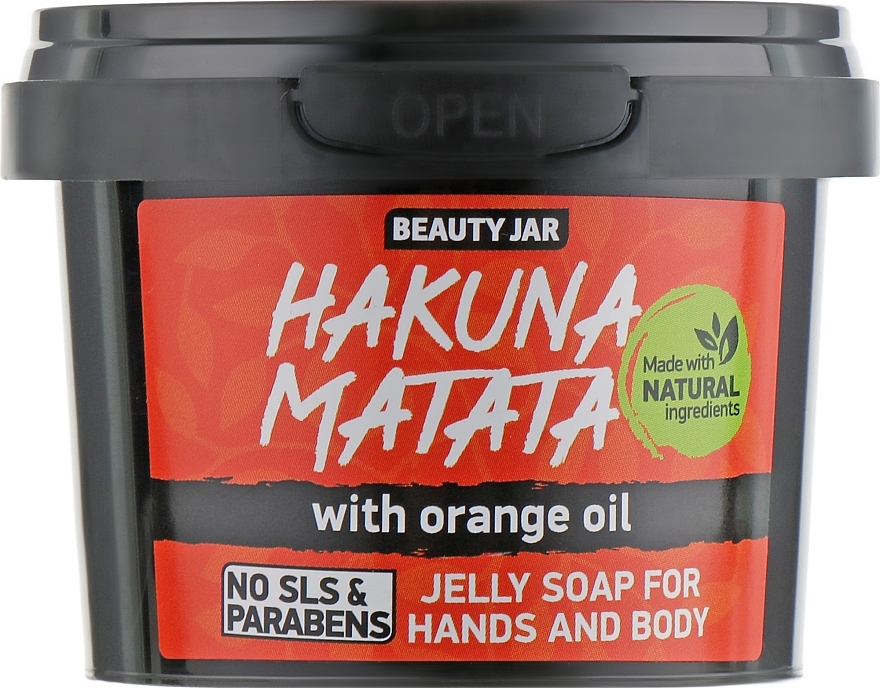 Soap "Hakuna Matata" - Beauty Jar Jelly Soap For Hands And Body — photo N1