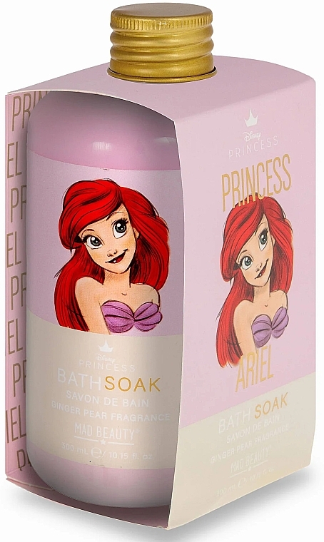 Ariel Bath Foam - Mad Beauty Pure Princess Ariel Bath Soak Ginger & Pear — photo N4