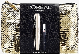 Fragrances, Perfumes, Cosmetics Set - L'Oreal Paris (mascara/10.5ml + eyeliner/3.8g + bag)