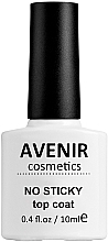 No Wipe Gel Polish - Avenir Cosmetics No Stiky Top Coat — photo N4