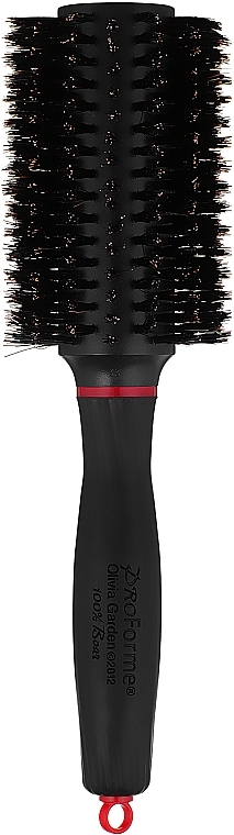 Plastic Thermal Brush with Natural Bristles d 33 mm - Olivia Garden Pro Forme F-33 — photo N2