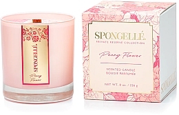 Fragrances, Perfumes, Cosmetics Peony flower Scented Candle - Spongelle Private Reserve Scented Candle