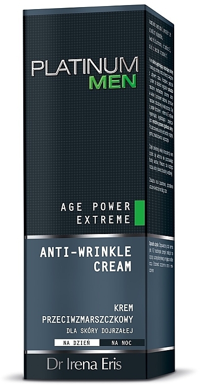 Anti-Wrinkle Cream - Dr Irena Eris Platinum Men Age Power Extreme Anti-wrinkle Cream — photo N1