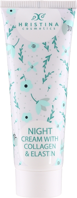 Collagen & Elastin Night Face Cream - Hristina Cosmetics Night Cream With Collagen & Elastin — photo N1