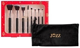 Makeup Brush Set, 8 pcs - Jozz Brush Collection — photo N2