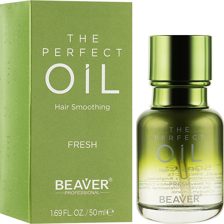 Repairing Perfumed Hair Oil for Split Ends - Beaver Professional Expert Hydro The Perfect Oil Hair Smoothing Fresh — photo N2