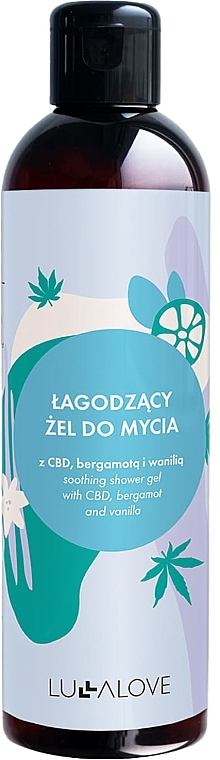 Soothing Face & Body Wash Gel - LullaLove Soothing Shower Gel With CBD Bergamot And Vanilla — photo N1