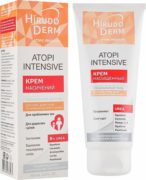 Cream for Atopy-Prone Skin - Hirudo Derm Atopic Program Atopi Intensive — photo N1