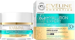 Fragrances, Perfumes, Cosmetics Ultra-Moisturizing Day & Night Cream-Elixir - Eveline Cosmetics BioHyaluron Expert 30+