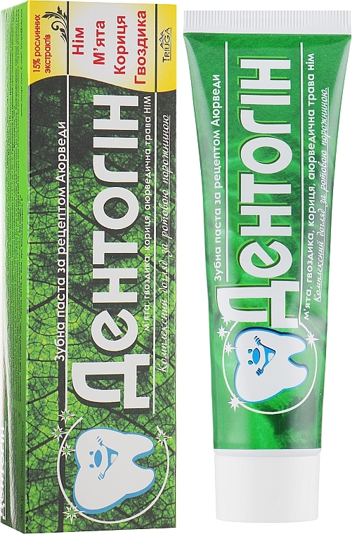 Ayurvedic Preventive Toothpaste "Dentogin" - Triuga — photo N1