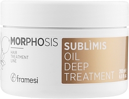 Repairing & Nourishing Mask for Dry Hair - Framesi Morphosis Sublimis Oil Deep Treatment — photo N5