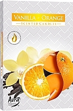 GIFT! Vanilla & Orange Tealights - Bispol Vanilla Orange Scented Candles — photo N1