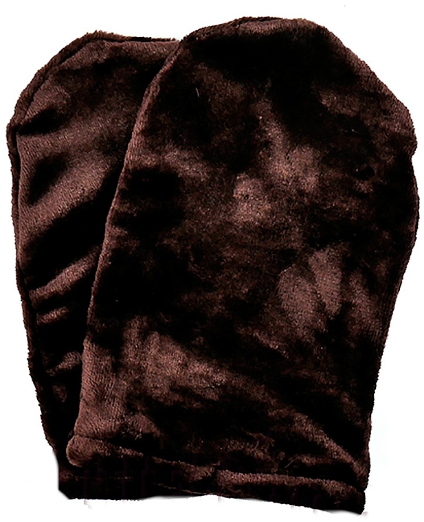 Paraffin Therapy Terry Mittens, brown - Tufi Profi — photo N2