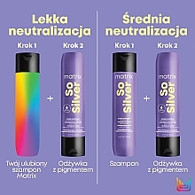 Anti-Yellowness Hair Conditioner - Matrix Total Results So Silver Purple Conditioner — photo N5
