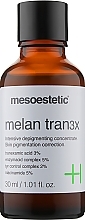 Fragrances, Perfumes, Cosmetics Depigmenting Serum - Mesoestetic Melan Tran3x Intensive Depigmenting Concentrate Serum