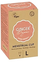 Fragrances, Perfumes, Cosmetics Menstrual Cup, size L - Ginger Organic Menstrual Cup