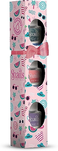 Kids Nail Polish Set 3x7ml - Snails Mini Bebe Berry-Licious — photo N7