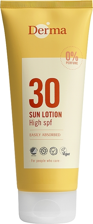 Sun Protective Tanning Lotion - Derma Sun Lotion SPF30 — photo N1