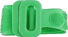 Anti-Cellulite Massager-Washcloth long, green - Soap Stories — photo N12