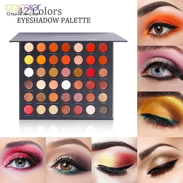 Eyeshadow Palette, 42 shades - Docolor PRO+ 42 Colors Eyeshadow Palette — photo N15