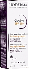 Fragrances, Perfumes, Cosmetics Sun Protective Repairing Cream - Bioderma Cicabio SPF 50+