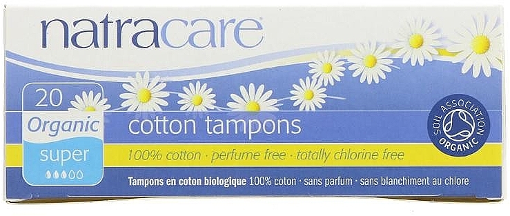 Tampons, 20 pcs - Natracare Tampons Super — photo N1