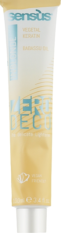 Delicate Hair Lightening Cream - Sensus Inblonde Zero Deco Delicate Lightening Cream — photo N4
