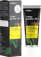 Fragrances, Perfumes, Cosmetics Night Face Cream - Tolpa Urban Garden 40+ Anti-Age Night Cream