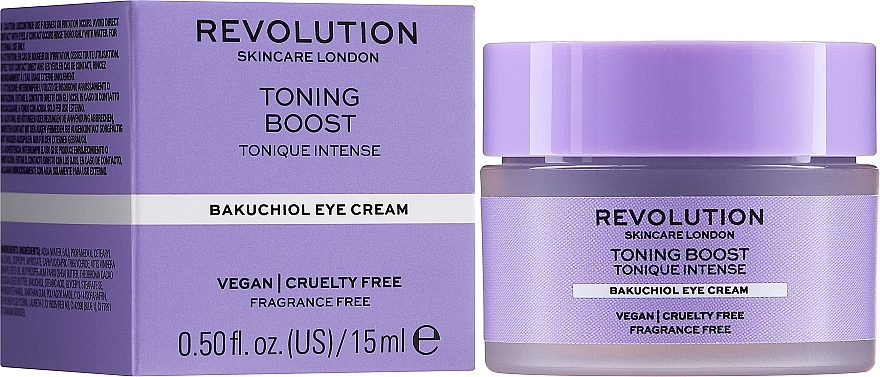Bakuchiol Eye Cream - Revolution Skincare Toning Boost Bakuchiol Eye Cream — photo N2