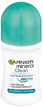 Fragrances, Perfumes, Cosmetics Roll-On Antiperspirant - Garnier Mineral Clean Sensation Roll On