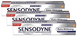 Set - Sensodyne Extra Whitening (toothpaste/3x75ml) — photo N8