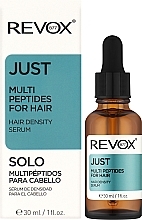 Thickening Hair Serum - Revox Just Multi Peptides For Hair Density Serum — photo N2