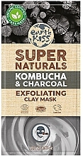 Fragrances, Perfumes, Cosmetics Exfoliating Clay Face Mask - Earth Kiss Kombucha & Charcoal Exfoliating Clay Mask
