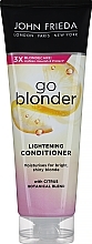Fragrances, Perfumes, Cosmetics Lightening Conditioner "Go Blonder" - John Frieda Sheer Blonde Soin Demelant Eclaircissante Go Blonder