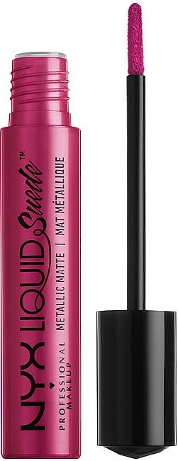 Liquid Lipstick - NYX Professional Makeup Liquid Suede Metallic Matte — photo N7