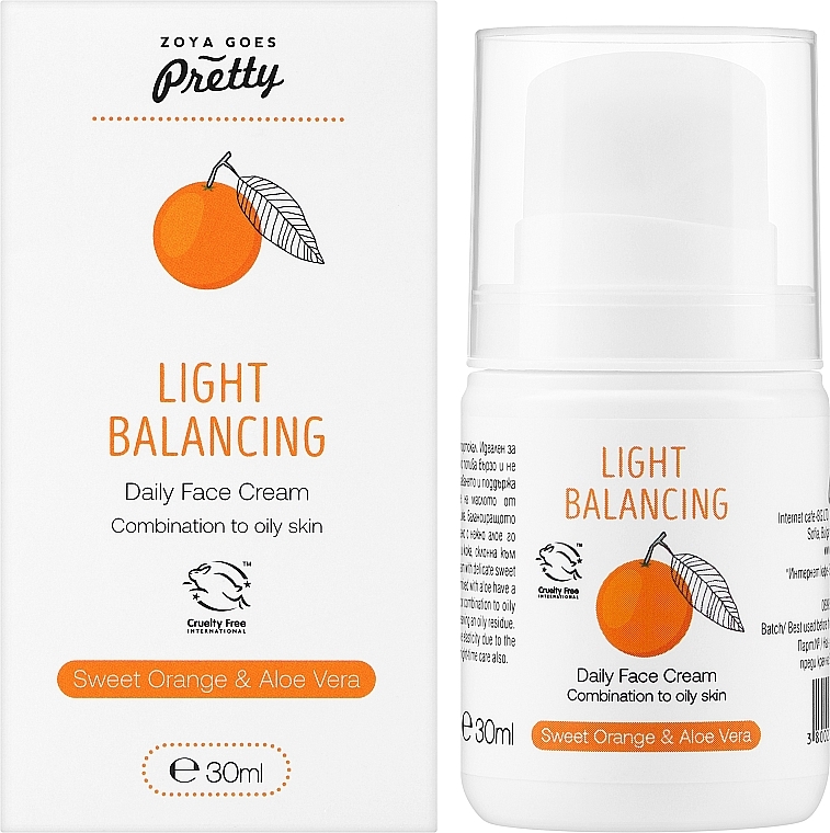 Lightweight Balancing Daily Face Cream - Zoya Goes Light Balancing Daily Face Cream — photo N2