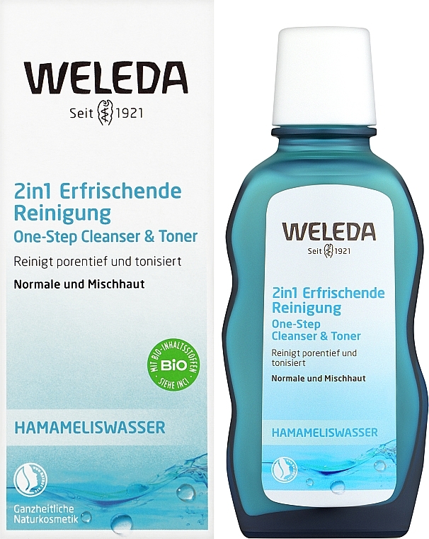 Universal Face Cleanser 2 in 1 - Weleda Erfrischende 2 in 1 Reinigung — photo N3