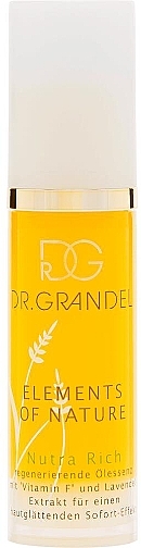 Regenerating & Smoothing Face Essence - Dr. Grandel Elements of Nature Nutra Rich — photo N1