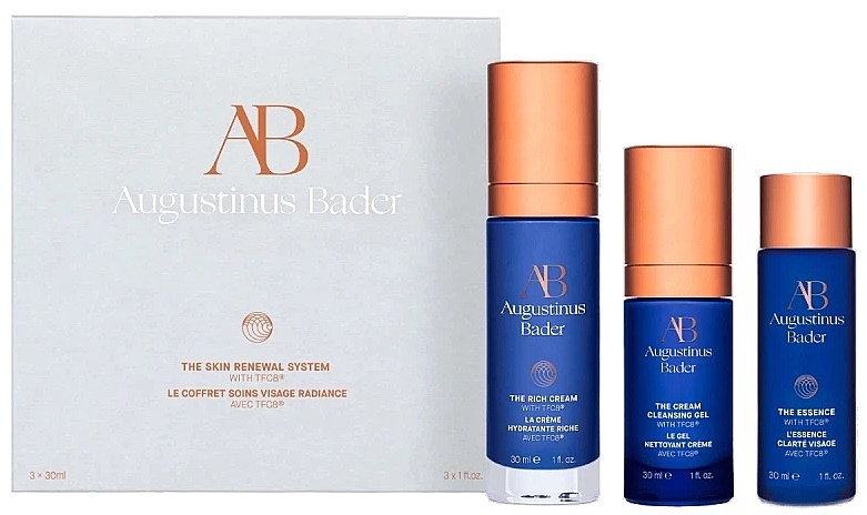 Set - Augustinus Bader The Skin Renewal System (f/cr/30ml + clean/gel/30ml + essen/30ml) — photo N1