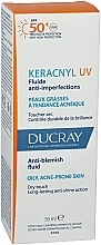 Facial Sun Fluid - Ducray Keracnyl UV Anti Blemish Fluid SPF50+ — photo N2