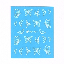 Luminescent Water Nail Stickers, DG - Vizavi Professional — photo N5