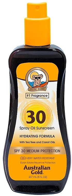 Sunscreen Spray - Australian Gold Spray Oil Hydrating Formula SPF30 — photo N1