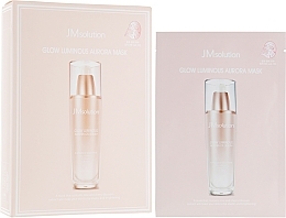 Fragrances, Perfumes, Cosmetics Pearl and Rose Sheet Mask - JMsolution Glow Luminous Aurora Mask